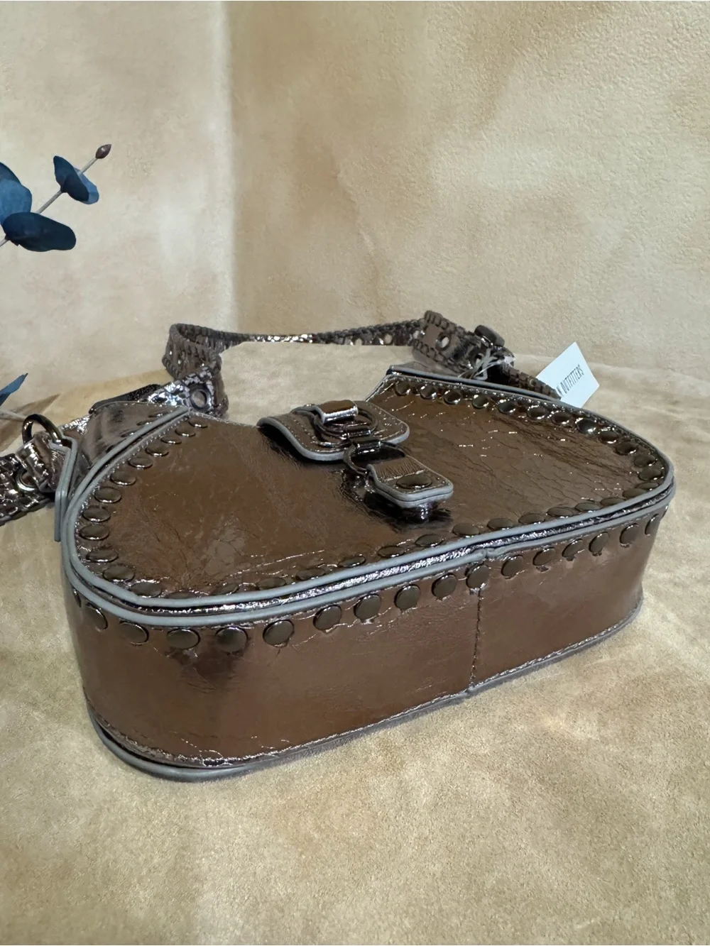 Silence + Noise Devon Studded Shoulder Bag